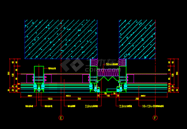 石材幕墻與玻璃幕墻變形縫的建筑節(jié)點(diǎn)設(shè)計(jì)詳圖解析